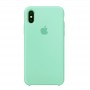 Silicone case для iPhone XR (Mint)