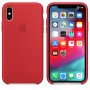 Silicone case для iPhone X/Xs (Red)