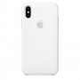 Silicone case для iPhone X/Xs (White)