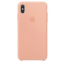 Silicone case для iPhone Xs Max (Pink)