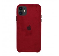 Чехол Alcantara Case для iPhone 11 (Red)