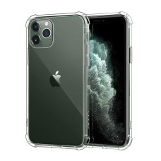 Чехол силиконовый противоударный для iPhone 11 Pro (Прозрачный)