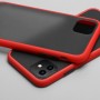Чехол пластиковый матовый для iPhone 11 (Red Frame)