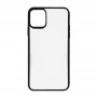 Чехол пластикоый с окантовкой для iPhone 11 Pro Max (Black frame)