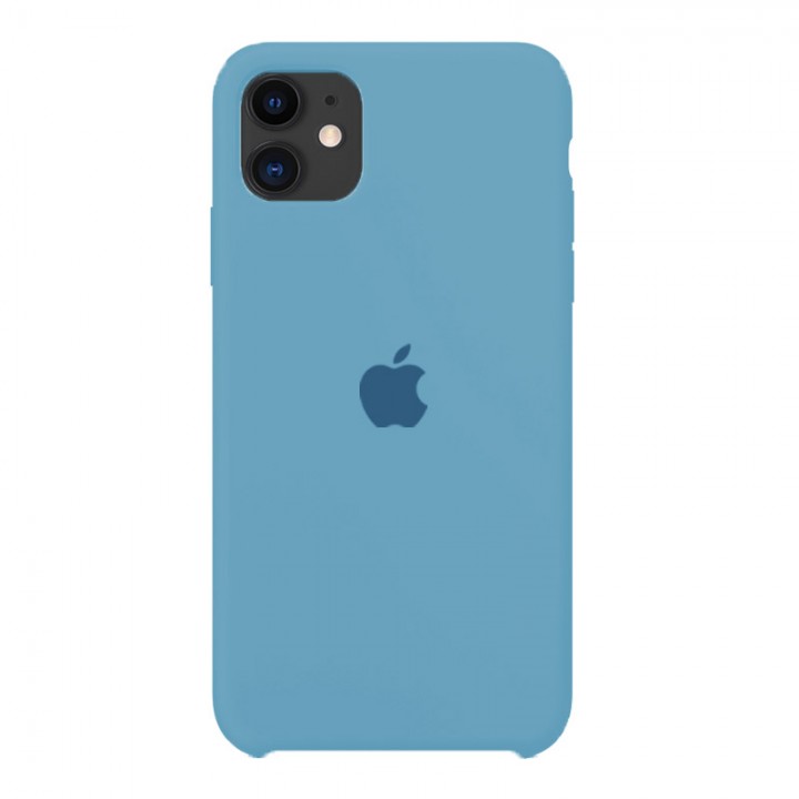 Чехол Silicone case для iPhone 12/12 Pro (Blue Sky)