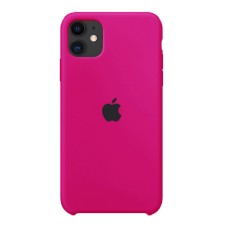 Silicone case для iPhone 11 (Hot Pink)