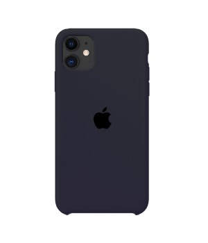 Чехол Silicone case для iPhone 12 Mini (Dark Blue)