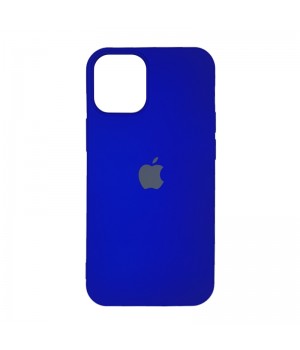 Чехол силиконовый с лого для iPhone 12 Mini (Fluorescent Violet)