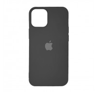Чехол силиконовый с лого для iPhone 12 Mini (Grey)