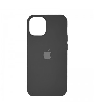 Чехол силиконовый с лого для iPhone 12 Mini (Grey)