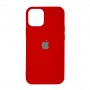 Чехол силиконовый с лого для iPhone 12 Mini (Red)