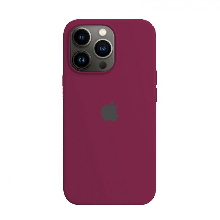 Чехол Silicone case для iPhone 13 Pro Max (Raspberries)
