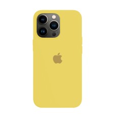 Чехол Silicone case для iPhone 13 Pro (Yellow)