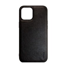 Чехол COBLUE под кожу для iPhone 13 Pro Max  (Black leather)