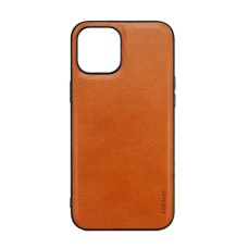 Чехол COBLUE под кожу для iPhone 13 (Brown leather)