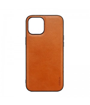 Чехол COBLUE под кожу для iPhone 13 Pro (Brown leather)