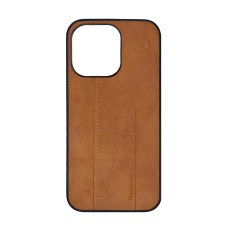 Чехол фирменный MeanLove для iPhone 13 Pro (Brown leather)