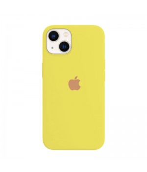 Чехол Silicone case для iPhone 13 (Yellow)