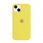Чехол Silicone case для iPhone 13 (Yellow)