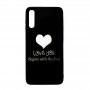 Чехол пластиковый для Samsung Galaxy A50/A30S (love you black) 