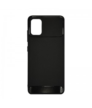Чехол силиконовый  для Samsung Galaxy A51 (Carbon Matt Black)