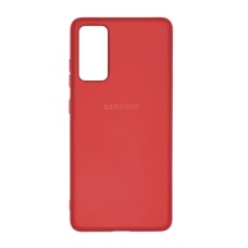 Чехол силиконовый с лого для Samsung Galaxy S20 FE (Red)