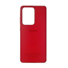 Чехол силиконовый Texture Jeans для Samsung Galaxy S20 Ultra (Red jeans)