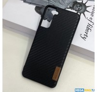 Чехол силиконовый G-CASE для Samsung Galaxy S21 (Black Carbon)