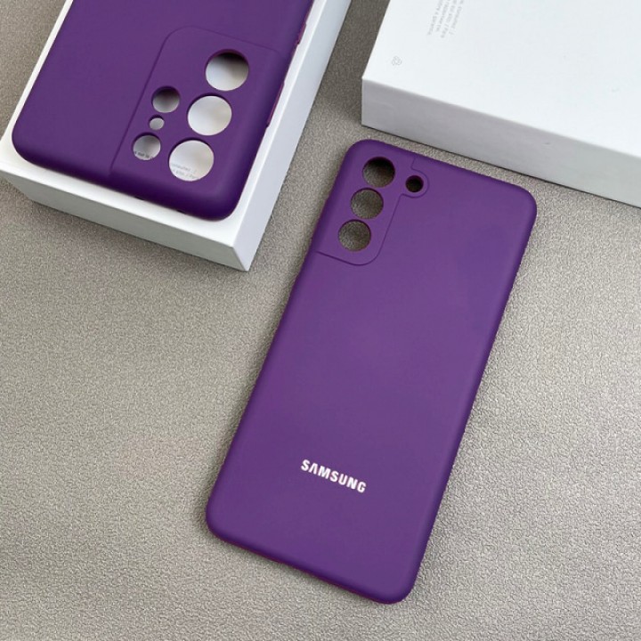 Чехол Silicone Cover для Samsung Galaxy S21 (Violet)