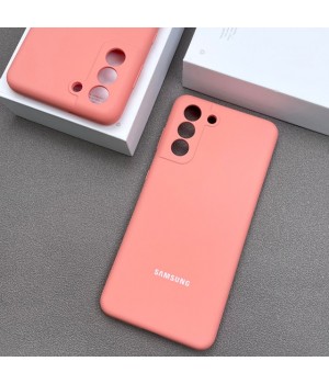 Чехол Silicone Cover для Samsung Galaxy S21 (Pink)