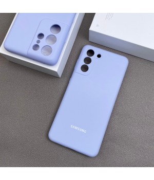 Чехол Silicone Cover для Samsung Galaxy S21 (Blissful Blue) 