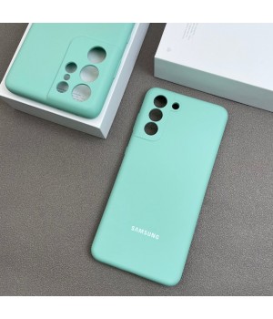 Чехол Silicone Cover для Samsung Galaxy S21 (Mint)