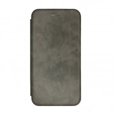 Чехол-книжка для Xiaomi Mi 9 (Gray Leather)