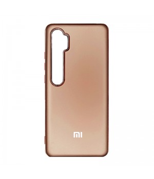 Чехол пластиковый матовый для Xiaomi Mi Note 10/Mi Note 10 Pro (Rose Gold)