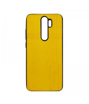 Чехол силиконовый для Xiaomi Redmi Note 8 Pro (Yellow Leather)