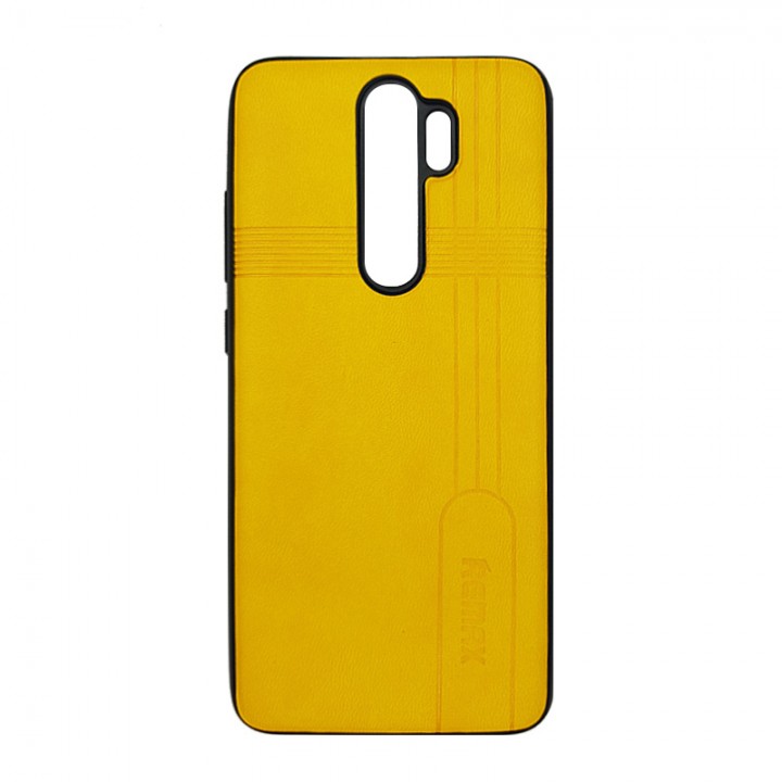 Чехол силиконовый для Xiaomi Redmi Note 8 Pro (Yellow Leather)
