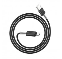 Кабель Hoco "X48 Soft Silicone" USB-Type-C , 100 см (Черный)