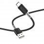 Кабель Hoco "X48 Soft Silicone" USB-Type-C , 100 см (Черный)